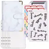 Amazon Transfronterizo Planificador A6 Cuaderno de Hojas Sueltas Libro de Presupuesto Libro de Ahorro de Dinero Libro de Contabilidad de Efectivo de Cuero PU En Stock