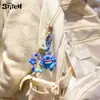 Colgante de Playmate Auténtico de la Serie Stitch Llavero de Dibujos Animados Muñeca Llavero Creativo de Bebé Interestelar Coche