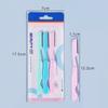 Nuevo mayoreo 3 plegable cuchillo para cejas cuchillo para cejas cuchillo para cejas fábrica directo suministro cuchillo para cabello