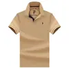 [100% Algodão] Camisa Polo de Algodão de Verão Respirável Casual Masculina Gola Lapela Cor Lisa Popular Manga Curta