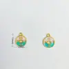 Pingente Koi Deus da Riqueza Gotejando Ouro Antigo para Atrair Riqueza Joias DIY Pingente Pequeno Pingente de Bênção de Transferência
