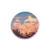 Aliexpress Broche Creativo y Personalizado de Dibujos Animados Paisajes Naturales Insignia de Accesorio Metálico Redondo para Exteriores Transfronterizo Venta al por Mayor