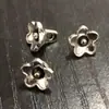 Retenção de Cor Elevada Galvanizado Prata de Xizang Prata Antiga Flor Espaçadora Contas Suporte de Flor Pulseira de Cristal Acessórios de Joias DIY