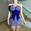 Moda Europeia e Americana Estilo Americano Primavera 2025 Novidades em Roupas Femininas com Painéis Coloridos Contrastantes, Lantejoulas Prateadas e Tule Transparente