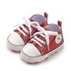 Sapatos de Bebê com Lantejoulas Primavera e Outono 0-1 Ano de Idade Bebê Masculino e Feminino Casual Solado Macio Lona Sapatos de Criança Sapatos de Bebê
