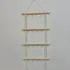 Bolsa Colgante de Almacenamiento de Cajas Misteriosas Lindas, Estante de Almacenamiento Tejido a Mano, Estante de Exhibición de Pared, Decoración de Cuerda Colgante para Hogar y Dormitorio Estudiantil