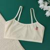Ropa interior para niñas, para estudiantes de primaria en desarrollo, de verano, de malla fina y transpirable, para niñas de 10 y 13 años, sujetador, chaleco infantil.