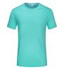 Atacado Pronto Entrega Camiseta Masculina de Seda Gelada Poliéster Secagem Rápida Manga Curta Respirável Verão Esportes ao Ar Livre Slim Super Macia