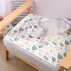 Alfombrilla de verano para dormir para gatos, alfombrilla de látex refrigerante para mascotas, alfombrilla para perros, cama para perros, almohadilla refrigerante de seda de hielo, alfombrilla de hielo, suministros, cama para gatos