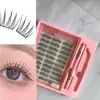 Kit de Cílios Postiços Transfronteiriços Grande Capacidade Grupo Feminino Cílios Postiços Espelho de Palco Segmentados Naturais Diários Olhos Inteligentes