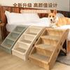 Escada Dobrável para Pets Transfronteiriça Degraus de Cama Cachorro Pequeno Teddy Gato Plástico Lateral de Cama Escada Doméstica Degraus para Cachorro