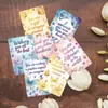 Cartões Inspiradores de Cura Borboleta em Aquarela Conjunto de 18 Peças Estilo Ins Material para Diário Decoração de Parede Cartões de Bênção de Gratidão