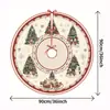 Artículos más vendidos transfronterizos: Falda para Árbol de Navidad, Hombre de Jengibre, Accesorios de Decoración para Fiesta de Escena de Año Nuevo, Decoraciones, Venta Directa del Fabricante