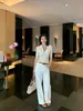 Tienda Insignia Shanghai Dan Nong/Elegante Cárdigan de Punto para Mujer Verano Delgado Ajuste Ceñido Relajado Manga Corta