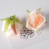 Rosa artificial cabeça cabeça casamento decoração flor parede arco artificial artesanal flor flor atacado pequeno Paris