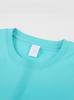 Camiseta de algodón puro peinado de verano para niños, color liso, cuello redondo, manga corta, talla infantil, informal, de media manga, para graduación, DIY
