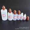 Botella de plástico de 20 ml, subbotella líquida, botella para gotas para los ojos, botella cuentagotas de 100 l, botella para aceite, impresión de aceite