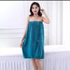 Falda de baño para salón de belleza, falda de baño para mujer, sin tirantes, para adultos, suave, absorbente, de secado rápido, toalla de baño grande, bata de baño, falda de baño