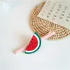 Pinza para el Cabello de Fruta Linda Coreana Pinza de un Carácter Glaseada Pinza para Flequillo Pinza de Color Caramelo Borde de Chica Ins Clip Rojo de Internet