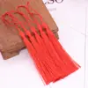 Materiais para laço feito à mão DIY pingente de borla franja pequeno pingente nó chinês cordão para pendurar materiais para acessório de cabelo estilo japonês
