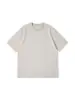 Camiseta de Manga Corta de Algodón Puro de Peso Pesado Estilo Japonés para Hombres y Mujeres, Camisa Blanca Lisa de Verano para Hombre, Marca de Moda, Fuente Mayorista