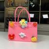Bolsa de fieltro al por mayor Bola de fieltro Dibujo animado Regalo acompañante Bolso de mano de fieltro Bolsa de compras para llevar a mano Bolsa de regalo logo
