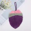 Colgante de hoja con borla de color Accesorios DIY borla de hilo de algodón creativo colgante de bolsa para bolso accesorios de ropa estilo étnico