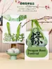 Nueva Caja de Regalo de Zongzi del Festival del Bote del Dragón Caja de Empaque Caja Vacía Bambú Tejido Creativo de Moda Gran Capacidad Caja de Regalo Personalización