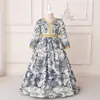 Vestido Infantil Amazon Florista Estampado Vestido de Festa Vestido para Meninas Europeias e Americanas Vestido de Passarela Vestido de Casamento