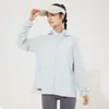 Ropa de Protección Solar de Verano Nueva para Parejas, Ligera y Transpirable, UPF50+, Ropa de Protección Solar para Hombres, Ropa de Protección para la Piel de Color Sólido con Capucha para Parejas