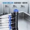 Conector Rápido Neumático Guchuang Enchufe Rápido de Plástico Paq4 Paq6 Paq8 Conector de Cinco Vías para Diámetro Exterior Paq10