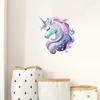 Pegatinas de unicornio, nuevas pegatinas transfronterizas de Amazon, pegatinas decorativas de pared para habitación infantil, pegatinas de pared para dormitorio