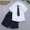 Camisetas Infantis de Manga Curta Fantasias de Performance para Jardim de Infância Pequenos Apresentadores Dia das Crianças Trajes para Coro Estudantil Essenciais da Moda para Crianças