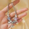 Europeu e Americano Novo Quente Estilo Panjia Pulseira Pulseira de Cristal Pulseira de Contas Joias Filtro dos Sonhos Flor Amor Mulheres