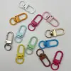 Chaveiro Anel de Chaveiro Cor de Doce Fivela de Cachorro Gancho de Fivela de Porta em Forma de U Pingente de Corrente para Mala Acessórios de Joias DIY