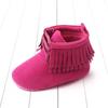 Sapatos novos para bebê Primavera e Outono textura fosca franja sapatos para criança sola macia sapatos para bebê primavera e outono 0-1 ano BH2326
