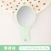 Espejo de mango simple, espejo compacto portátil personalizable, el logotipo se puede personalizar, espejo pequeño de mano para niños, al por mayor en stock