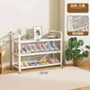 Sapateira simples, pequeno armário de sapatos para dormitórios, prateleira de armazenamento móvel multicamadas para entradas, adequado para apartamentos alugados e uso doméstico