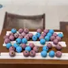 Magnésita Incrustada com Diamantes, Contas Redondas Sem Fase, Pulseiras de Contas, Acessórios, Joias DIY