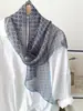 Bufanda Larga Kage 100% Gasa de Seda para Mujer, Accesorio de Cinta, Diadema, Bufanda, Versátil y Elegante, 30*160cm
