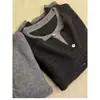 Cárdigan de lana sintética elegante Yinhe de dos piezas falsas para mujer, nuevo suéter de punto con bloques de color para otoño e invierno 2025, prenda exterior