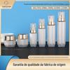 Fornecimento de fábrica 30g frasco de creme octogonal 100ML dupla camada PS loção frasco 50ml superfície diamante spray frasco cosmético