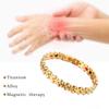 Pulsera magnética ajustable de moda transfronteriza forma de trébol de cuatro hojas mariposa pulsera de terapia magnética mujeres Venta al por mayor