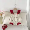 Roupas de Verão para Bebê, Finas e Fofas, Macacão Estiloso de Princesa, Macacão Sling Lua Cheia para Bebês Meninas, Macacão de Verão