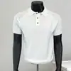 Camisa Polo Transpirable Calada Estilo Old Money para Hombre, Manga Corta, Elegante, Corte Holgado, Camiseta Casual de Punto con Cuello Camisero para Verano
