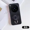 Aplicável à Capa de Celular com Suporte Textura de Lichia vivo X300 S60 Toque Premium IQOO 15 Cor Sólida y78 Capa Macia à Prova de Queda