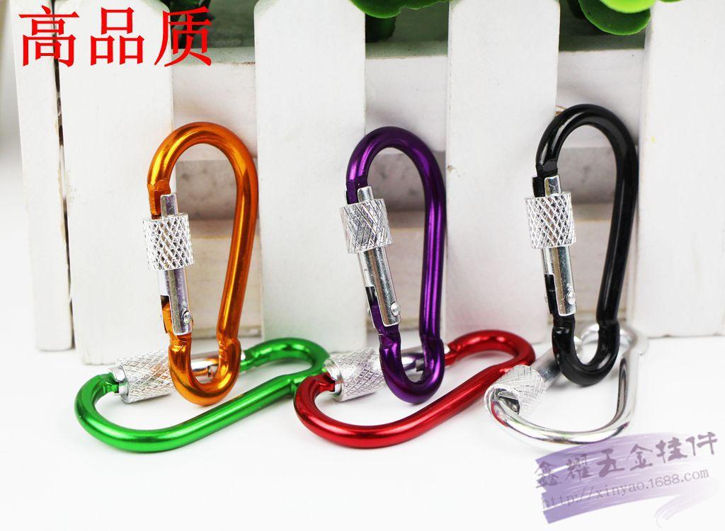 5#葫芦形带锁登山扣-1