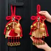 Decorações de Inauguração de Casa, Enfeites para Maçaneta, Nó Suástica, Decorações Penduradas de Pá de Lixo, Arranjo para Casa Nova, Suprimentos para Cerimônia de Mudança