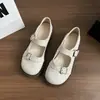 Mules de Mezclilla para Mujer con Diseño de Punta Cerrada, Nuevo Estilo 2024, Zapatos de Plataforma de Suela Gruesa para Personas Bajitas, Estilo Mary Jane de Verano