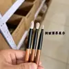 Set de Tres Pinceles para Sombras de Ojos de Pelo de Zorro Nival, Grande, Mediano y Pequeño, para Capa Base, Difuminado y Detalles de Color en el Párpado, Esponjosos y Suaves